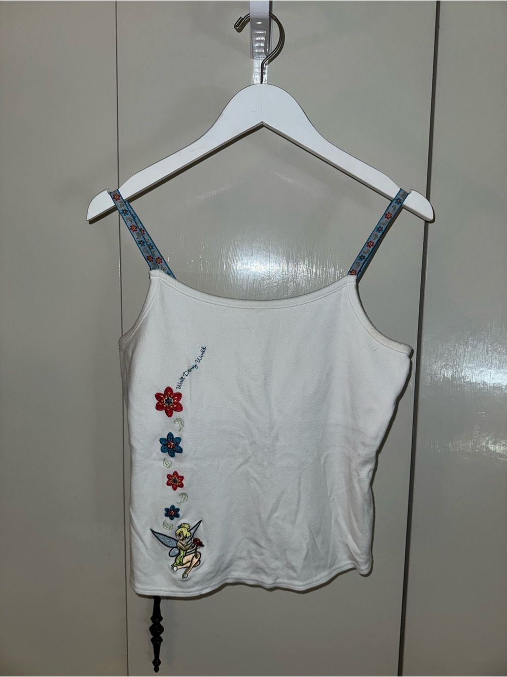 Disney Tinkerbell Embroidered Tank Top